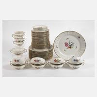 KPM Berlin Speiseservice Blumen und Insekten111