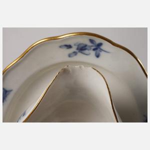 Meissen umfangreiches Speiseservice "Blaue Blume"