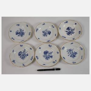 Meissen umfangreiches Speiseservice "Blaue Blume"