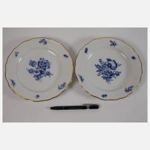 Meissen umfangreiches Speiseservice "Blaue Blume"