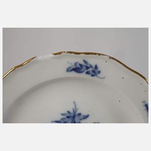 Meissen umfangreiches Speiseservice "Blaue Blume"