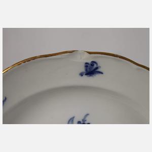 Meissen umfangreiches Speiseservice "Blaue Blume"