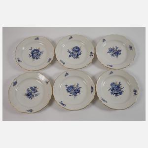 Meissen Kaffeeservice "Blaue Blume/Goldgräser"