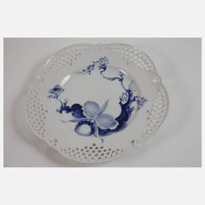 Meissen Durchbruchteller "Orchidee auf Ast"