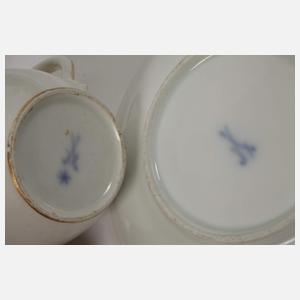 Meissen prunkvolles Kaffeeservice und Teekanne