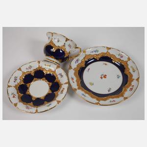 Meissen Prunkgedeck "B-Form"