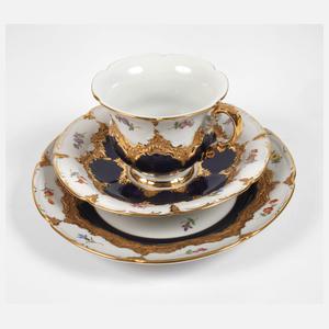 Meissen Prunkgedeck "B-Form"