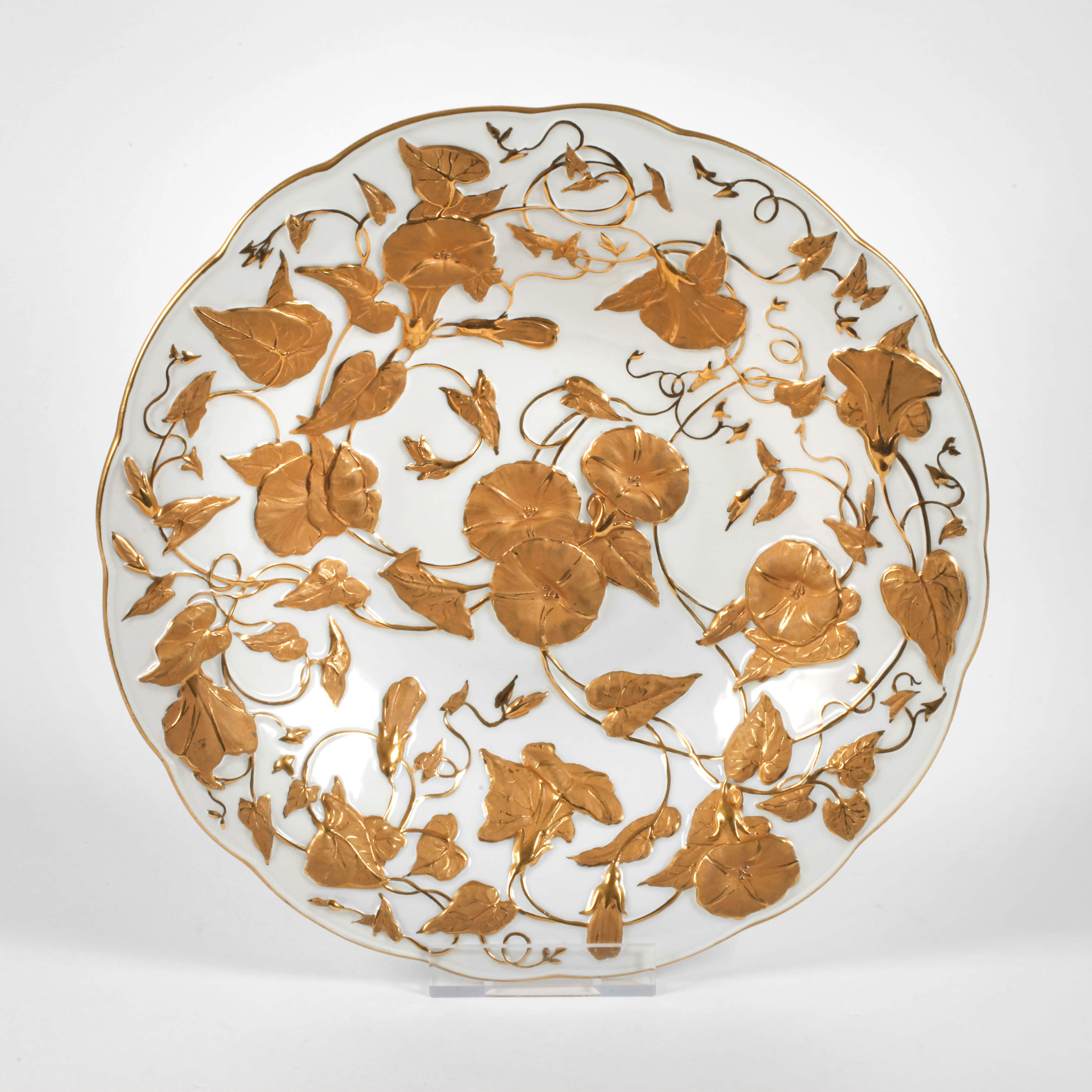 Meissen Prunkschale Windenrelief