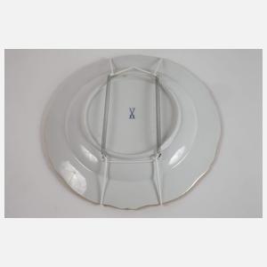 Meissen Wandteller "Figurenmalerei nach Watteau"