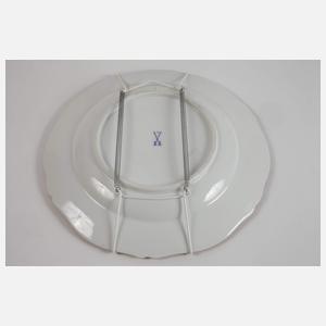 Meissen Wandteller "Figurenmalerei nach Watteau"