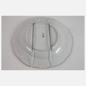 Meissen Wandteller "Figurenmalerei nach Watteau"