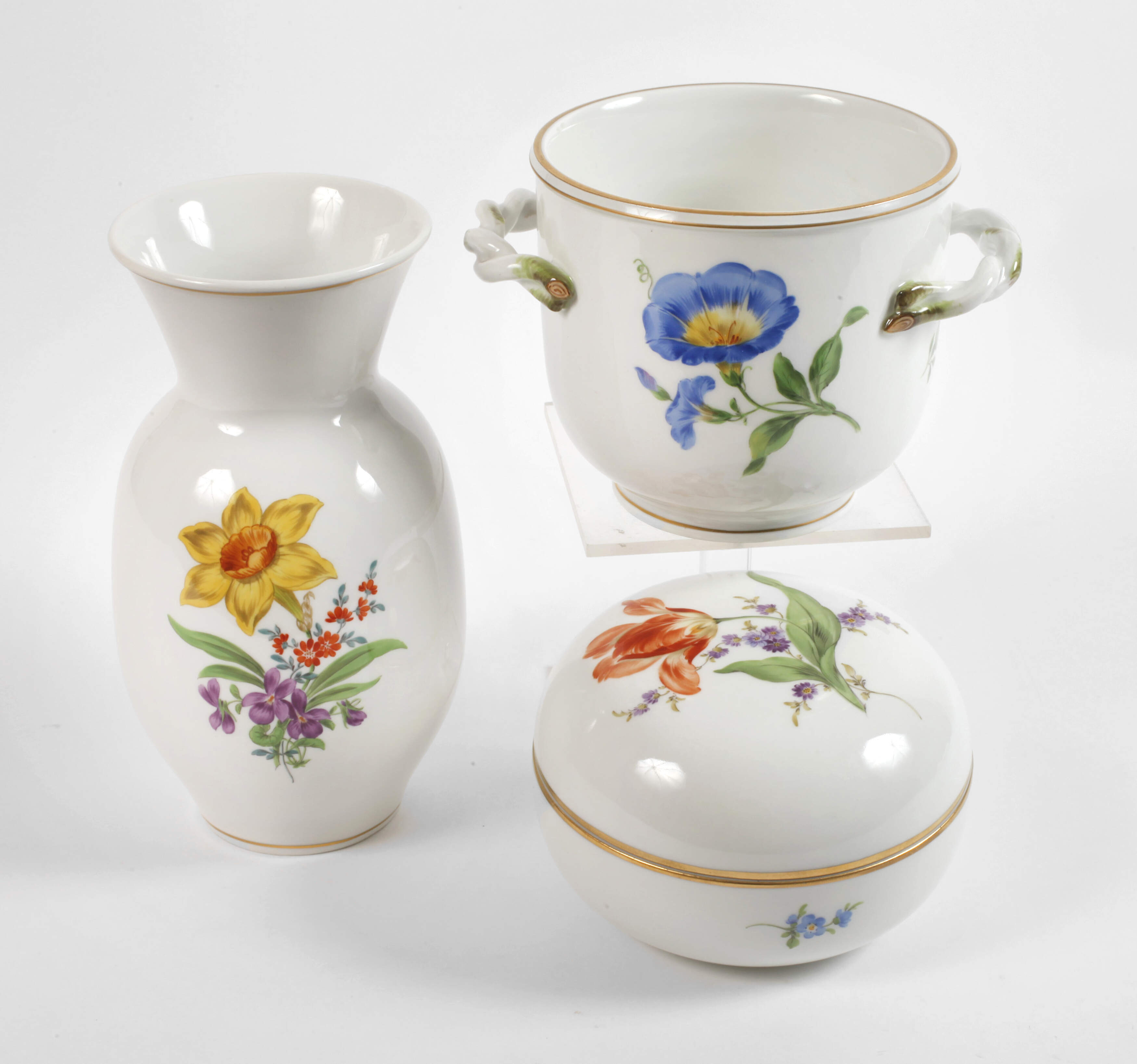 Meissen Konvolut Blumenmalerei