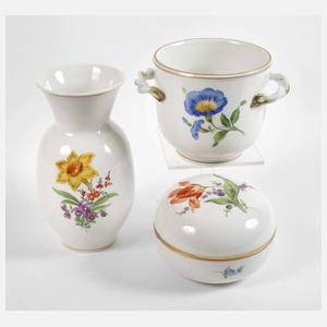 Meissen Konvolut Blumenmalerei