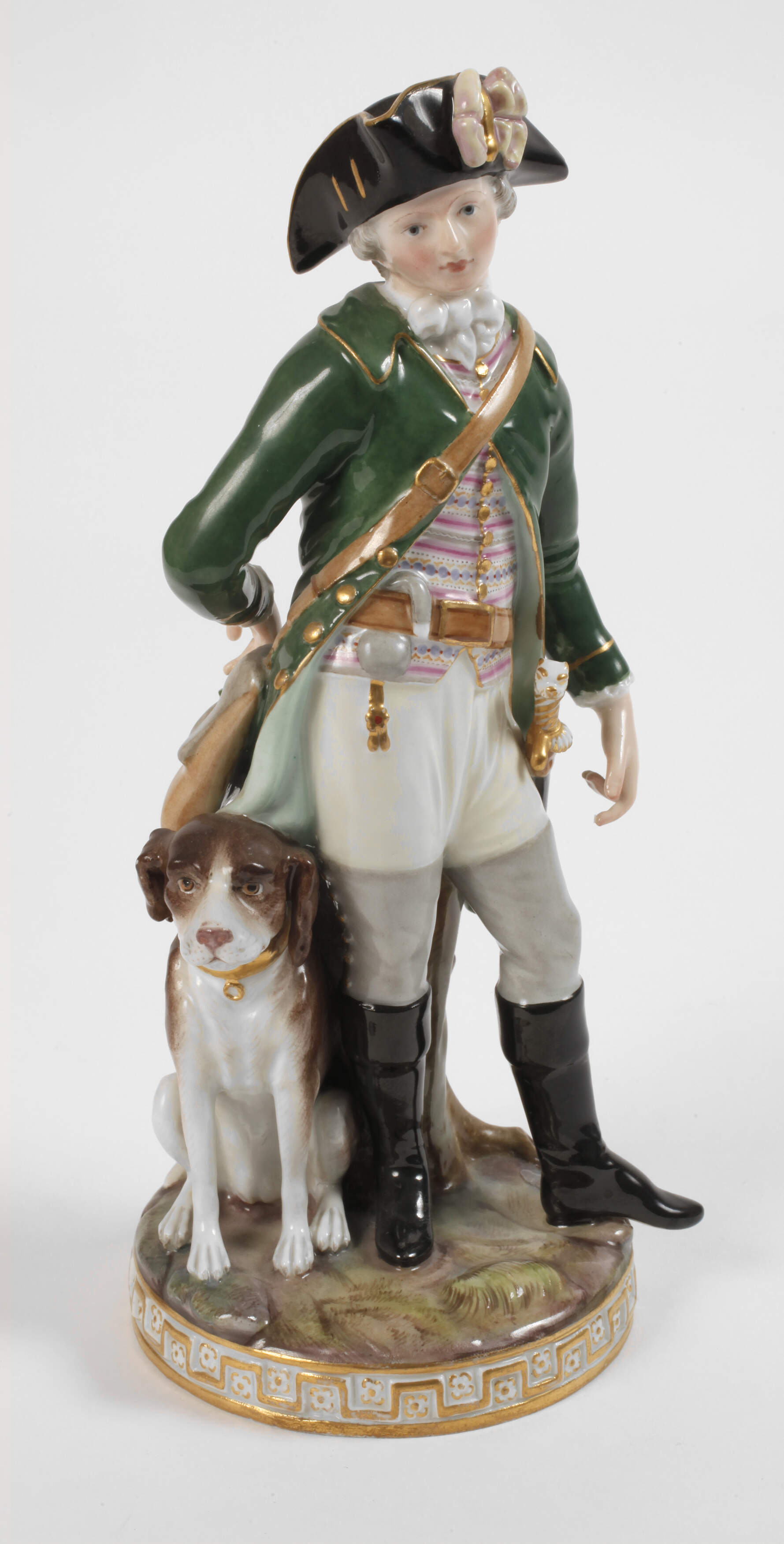 Meissen "Jäger mit Hund"
