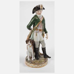 Meissen "Jäger mit Hund"