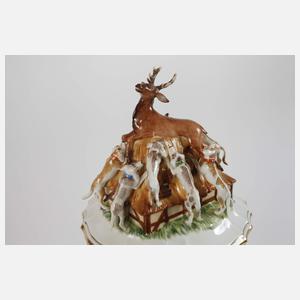 Meissen figürlicher "Jagdpokal"