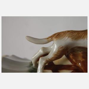 Meissen figürlicher "Jagdpokal"