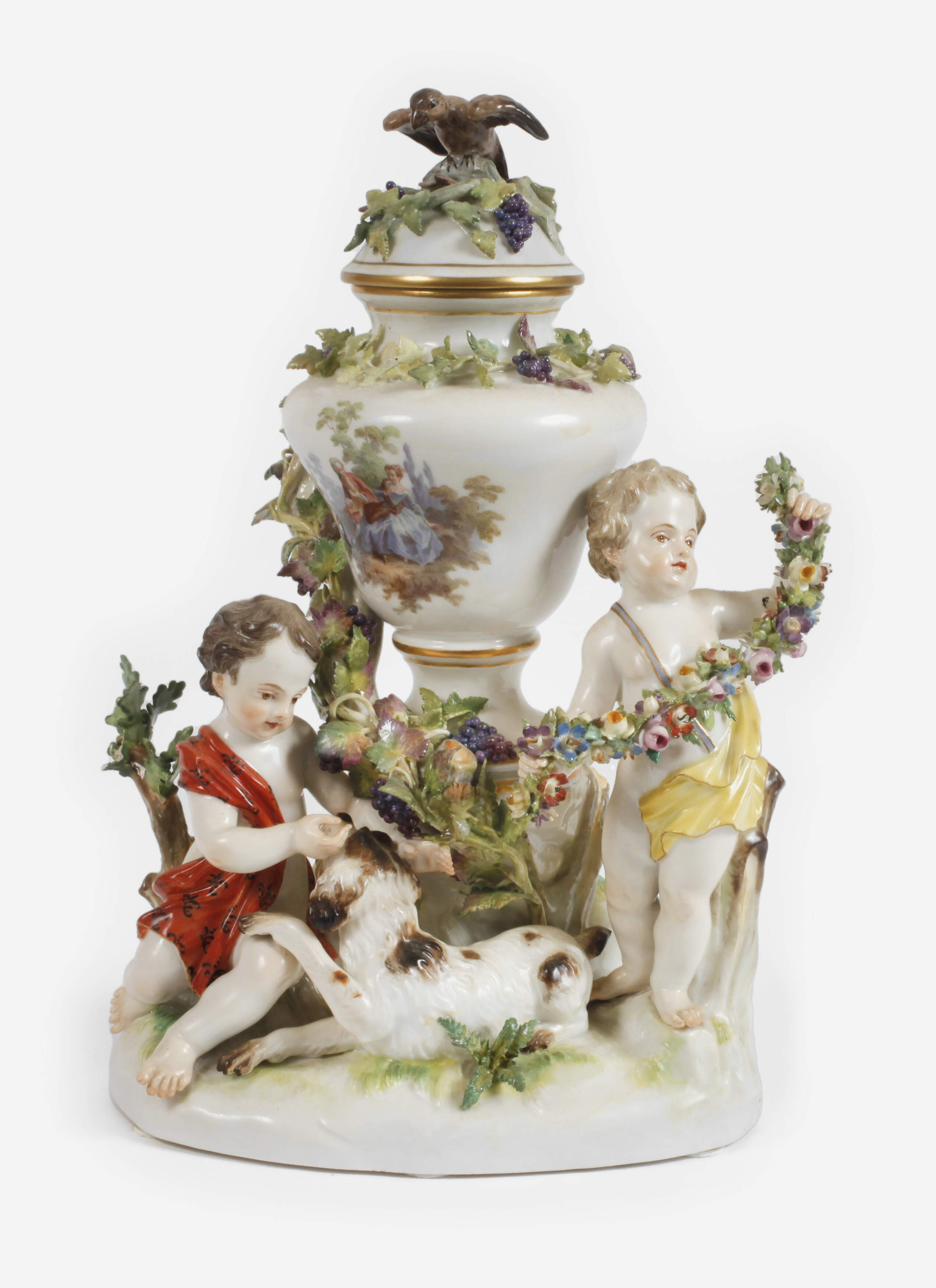 Meissen "Potpourri mit Amoretten"
