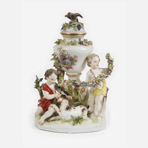 Meissen "Potpourri mit Amoretten"