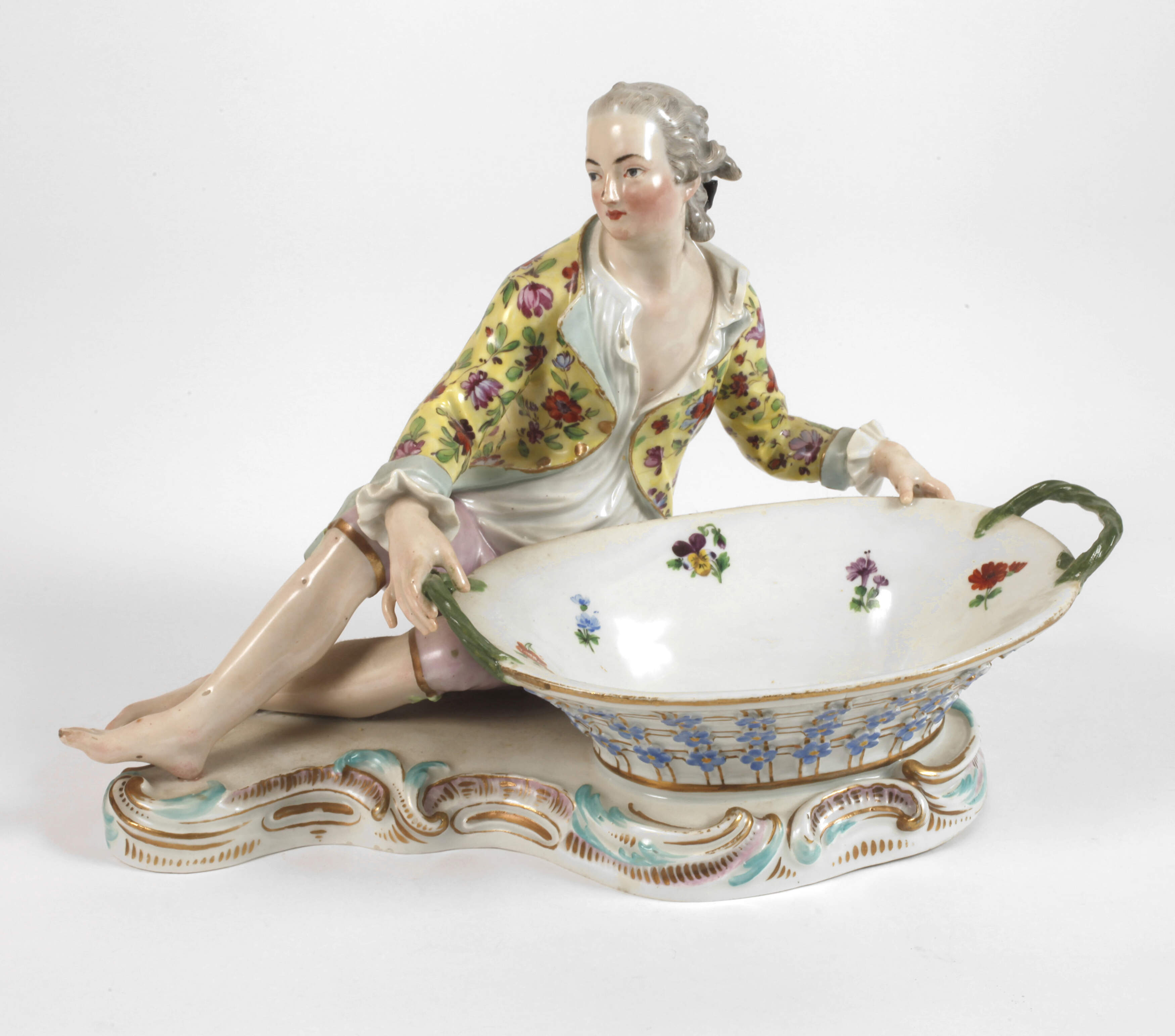 Meissen figürliche Konfektschale