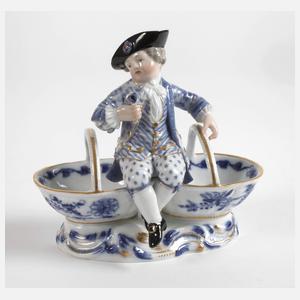 Meissen figürliche Saliere "Zwiebelmuster"