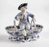 Meissen figürliche Saliere "Zwiebelmuster"