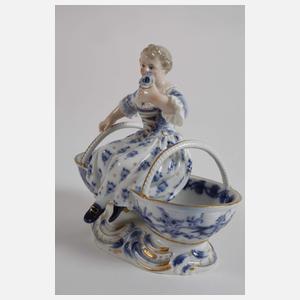 Meissen figürliche Saliere "Zwiebelmuster"