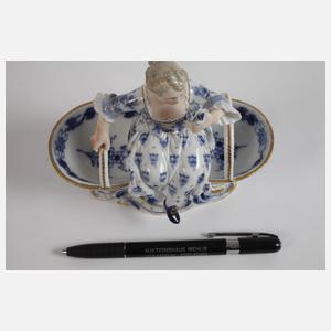 Meissen figürliche Saliere "Zwiebelmuster"