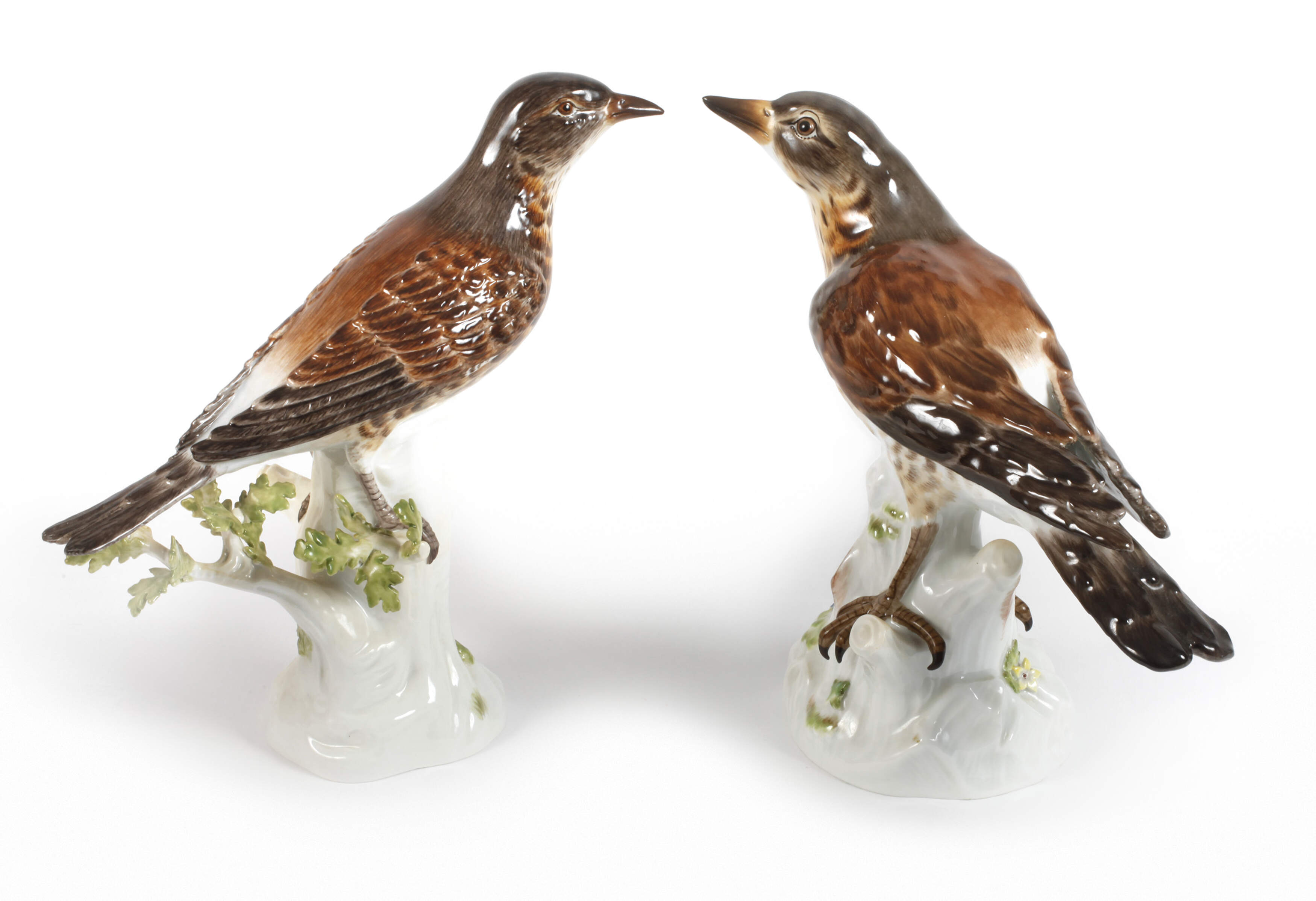 Meissen Paar Drosseln