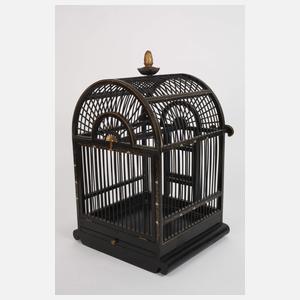 Meissen Konvolut Singvögel mit Vogelkäfig