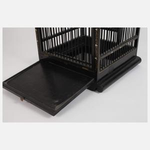 Meissen Konvolut Singvögel mit Vogelkäfig