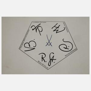 Meissen Sonderedition "Musikclowns" im Karton