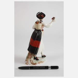 Nymphenburg "Schwammerlverkäuferin"