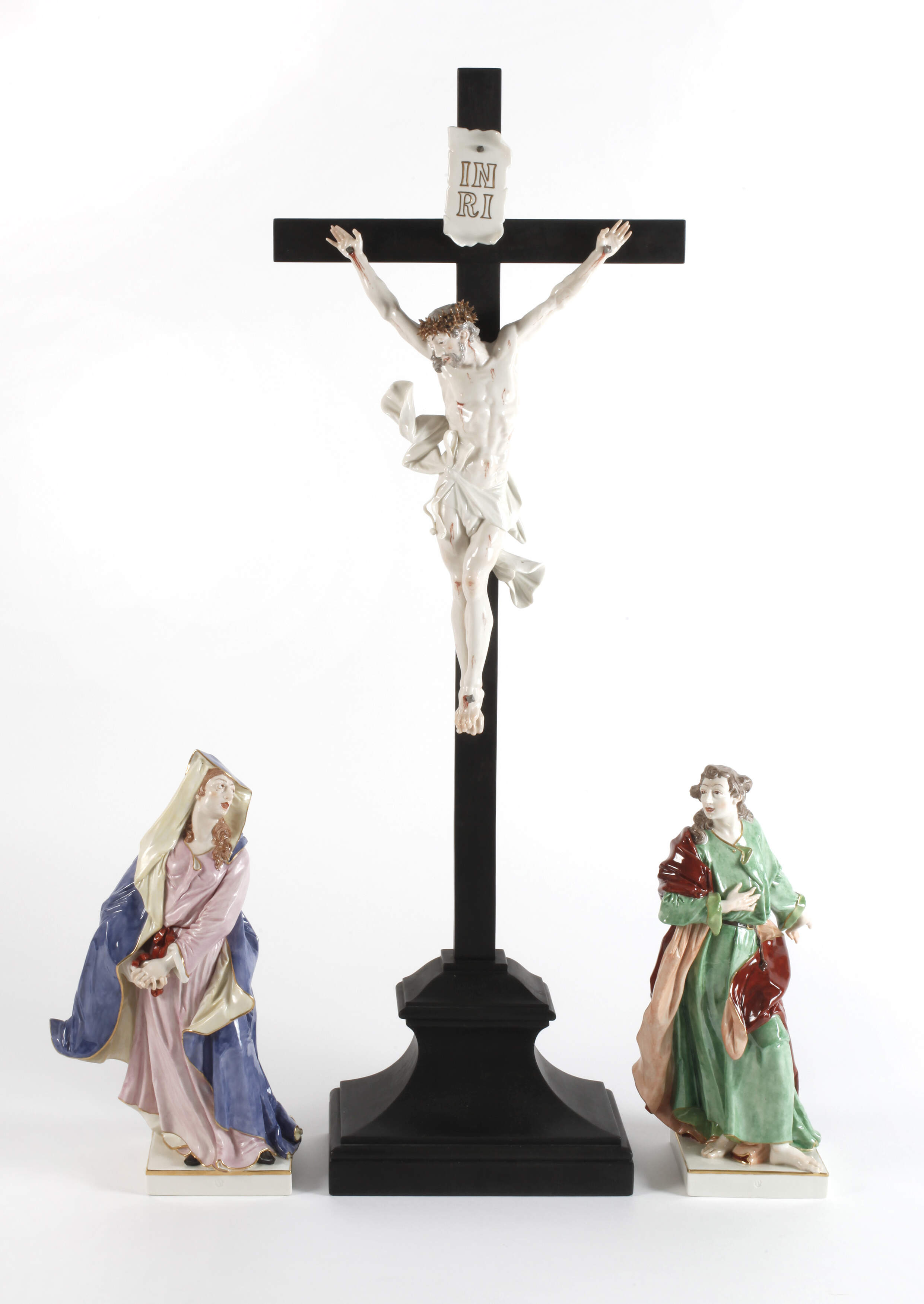 Nymphenburg dreiteilige Kreuzigungsgruppe