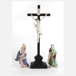 Nymphenburg dreiteilige Kreuzigungsgruppe