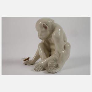 Pfeffer Gotha Affengruppe und Heubach Schimpanse