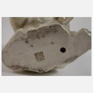 Pfeffer Gotha Affengruppe und Heubach Schimpanse