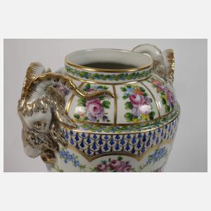 Potschappel prunkvolle Potpourri-Deckelvase