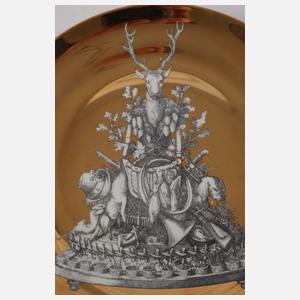 Richard Ginori Italien runde Platte "Panoplie"