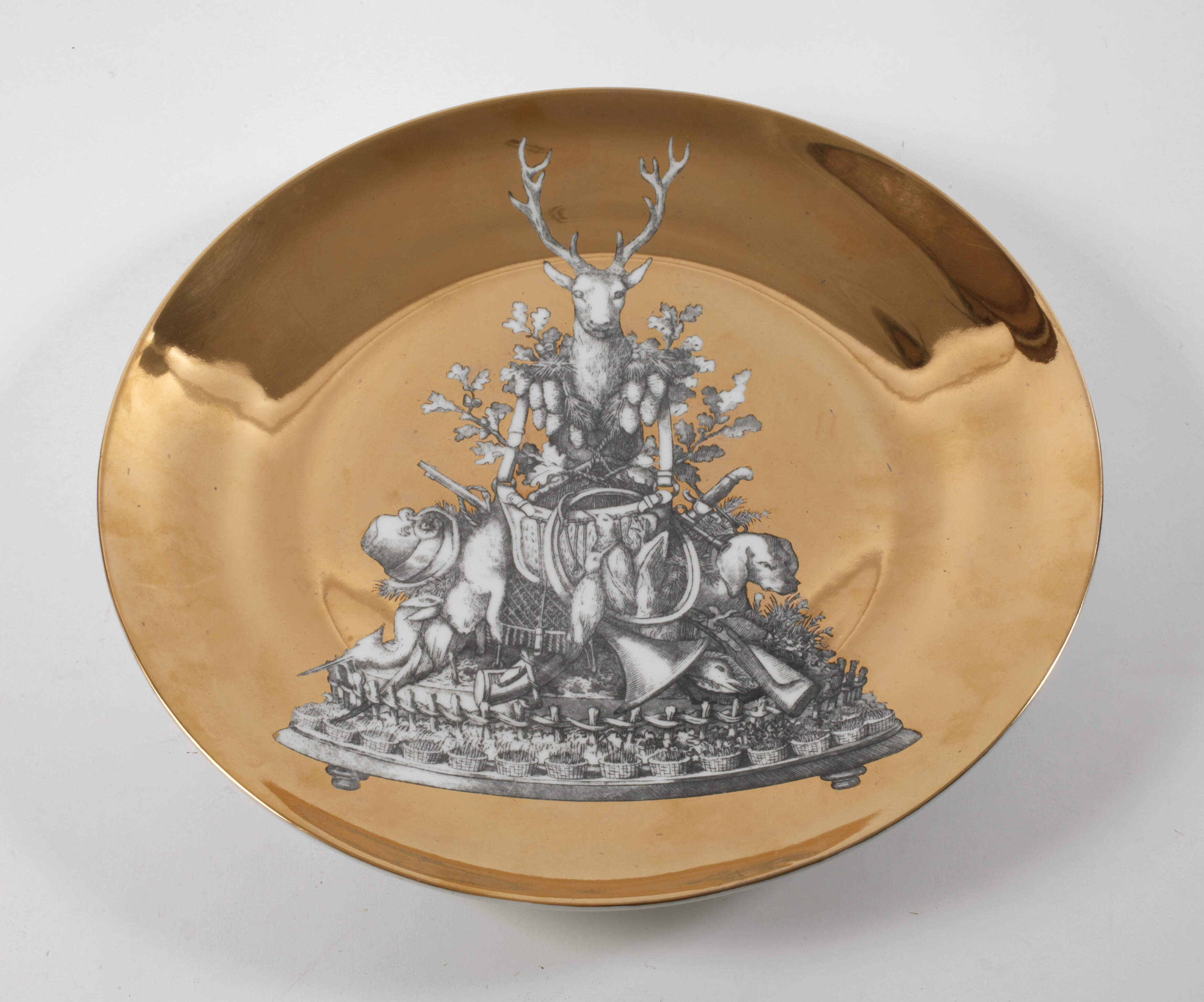 Richard Ginori Italien runde Platte "Panoplie"