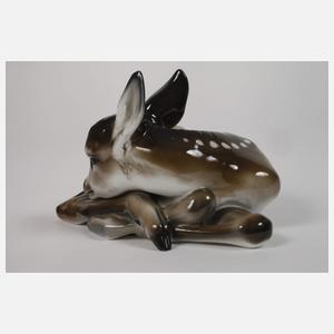 Rosenthal "Rehkitz, liegend"