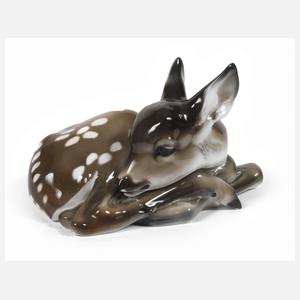Rosenthal "Rehkitz, liegend"