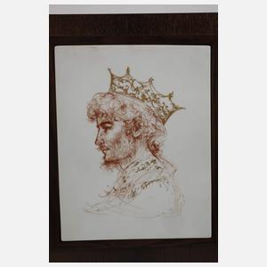 Rosenthal Bildplatte "König David"