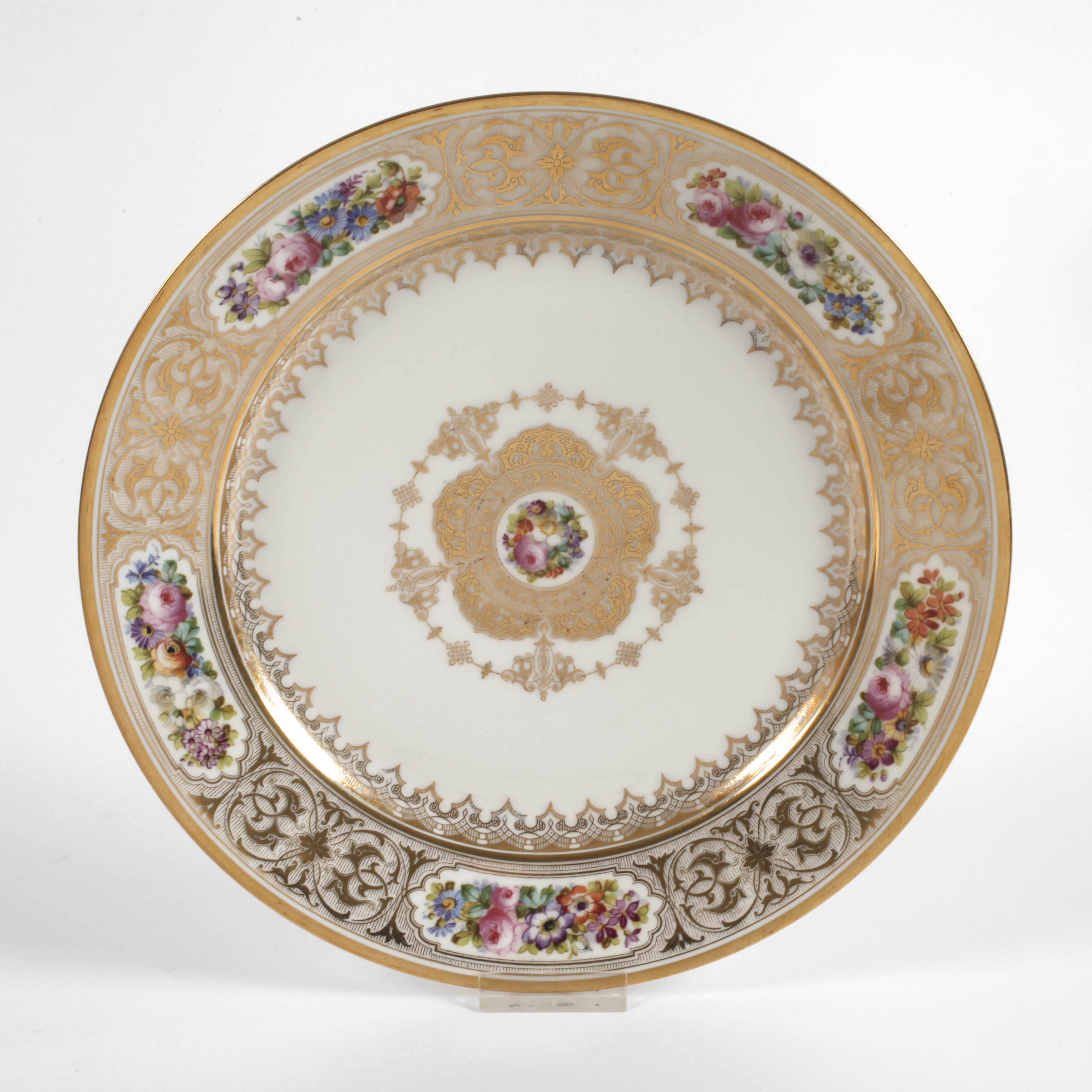 Sèvres Prunkteller aus dem Schloss Trianon