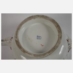 Alt-Wien runde Deckelterrine Blumenmalerei