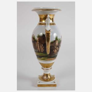 Prunkvase mit Landschaftsmalerei