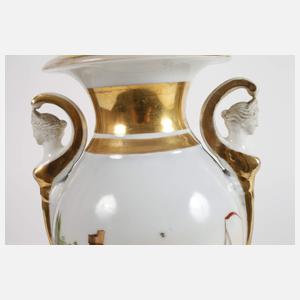 Prunkvase mit Landschaftsmalerei