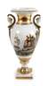Prunkvase mit Landschaftsmalerei