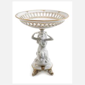 Prunkvoller Tafelaufsatz mit Karyatide