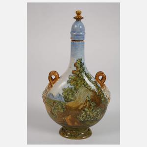 Paar Pilgerflaschen Richard Ginori